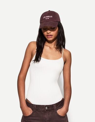 Bershka Body Tirantes Mujer M Crudo - Bershka - Modalova