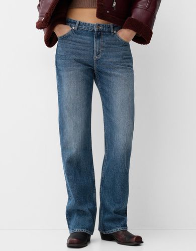 Jeans Straight Mujer 40 - Bershka - Modalova