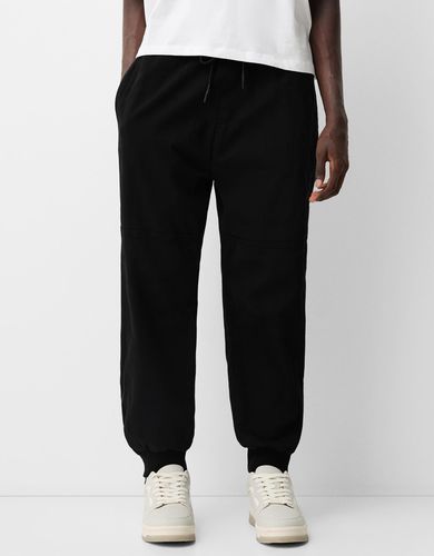 Pantalón Jogger Cremalleras Hombre L - Bershka - Modalova