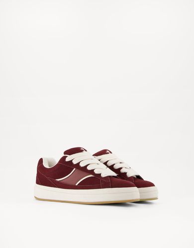 Zapatillas Skate Piel Mujer 37 - Bershka - Modalova