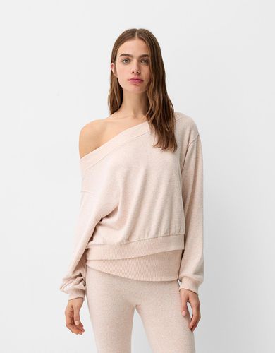 Jersey Asimétrico Soft Touch Mujer 10-12 - Bershka - Modalova