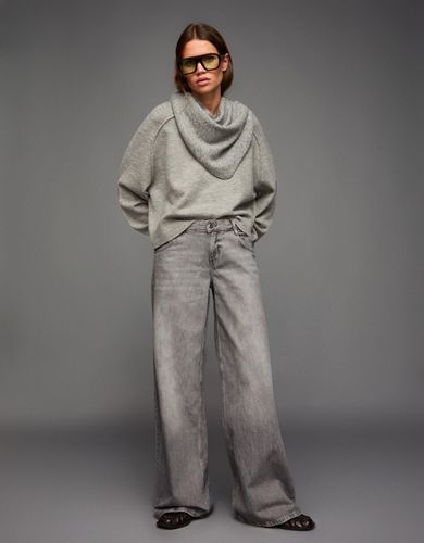 Ans Wide Leg Low Waist Mujer 10-12 " - Bershka - Modalova