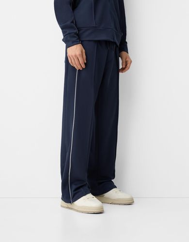 Pantalón Wide Hombre L - Bershka - Modalova