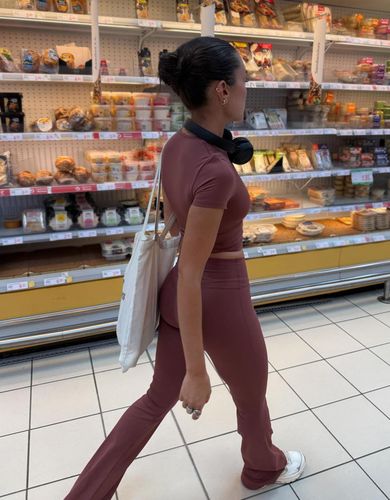 Écnico Mujer M Naranja" - Bershka - Modalova