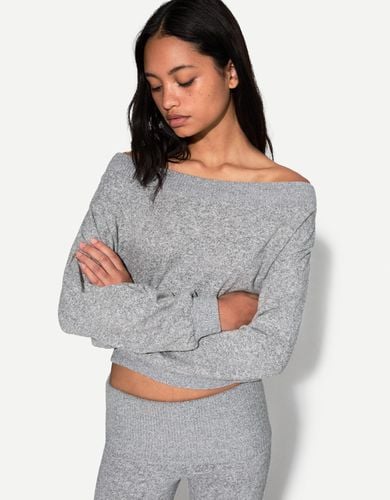 Jersey Asimétrico Soft Touch Mujer Xs - Bershka - Modalova