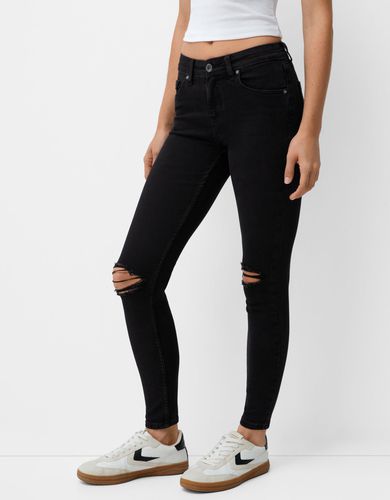 Jeans Skinny Low Waist Mujer 34 - Bershka - Modalova