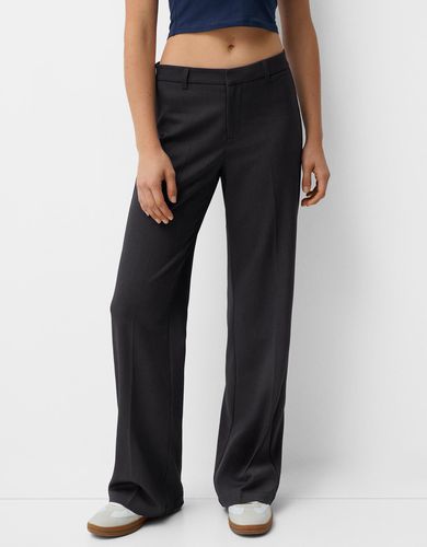 Pantalón Wide Leg Tailoring Mujer 32 - Bershka - Modalova