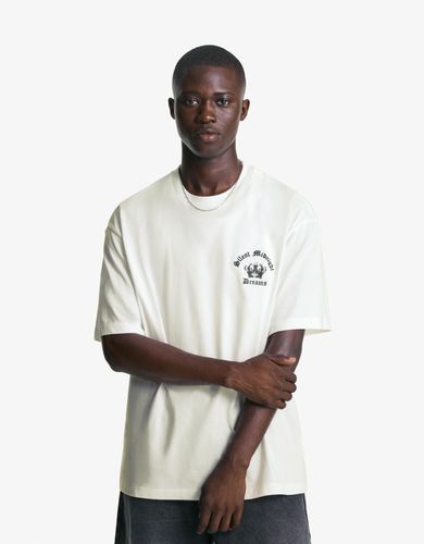 Eta Manga Corta Print Hombre Xl " - Bershka - Modalova