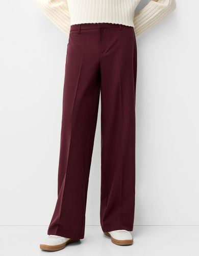 Pantalón Wide Leg Tailoring Mujer 34 - Bershka - Modalova