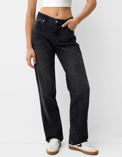 Jeans Straight Mujer 36 - Bershka - Modalova