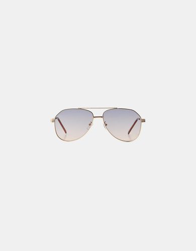 Gafas Sol Metálicas Hombre - Bershka - Modalova