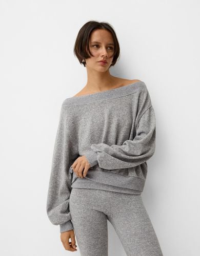 Jersey Asimétrico Soft Touch Mujer S - Bershka - Modalova