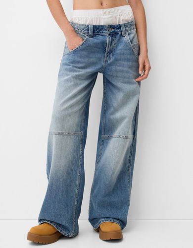 Jeans Loose Baggy Mujer 34 - Bershka - Modalova