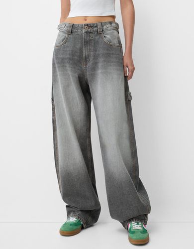 Jeans Balloon Carpenter Ajustable Mujer 32 - Bershka - Modalova