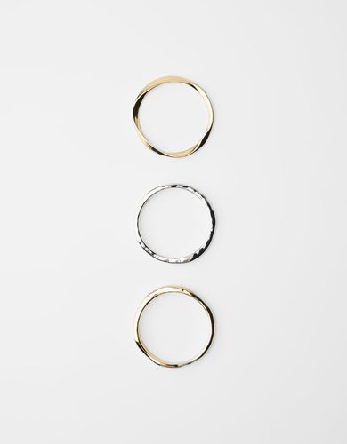 Pack 3 Pulseras Signature Edition Mujer - Bershka - Modalova