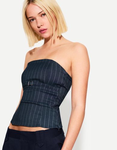 Top Bandeau Cinturón Mujer M - Bershka - Modalova