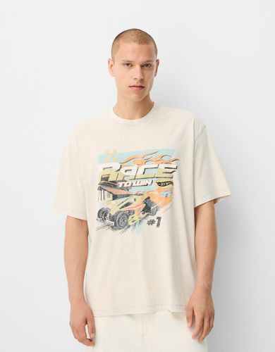 Camiseta X Hot Wheels Manga Corta Print Hombre M - Bershka - Modalova