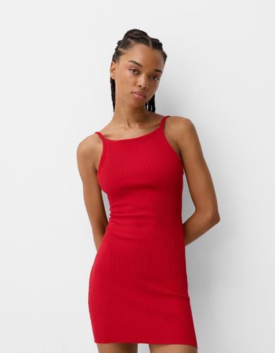 Vestido Mini Tiras Espalda Mujer S - Bershka - Modalova