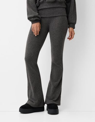 Pantalón Flare Cintura Vuelta Mujer M - Bershka - Modalova