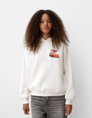 Sudadera Cars Capucha Mujer L - Bershka - Modalova