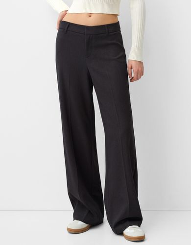 Pantalón Wide Leg Tailoring Mujer 32 - Bershka - Modalova