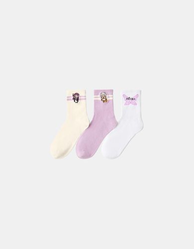 Pack 3 Calcetines Frieren Mujer - Bershka - Modalova