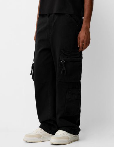 Pantalón Baggy Multicargo Hombre 34 - Bershka - Modalova