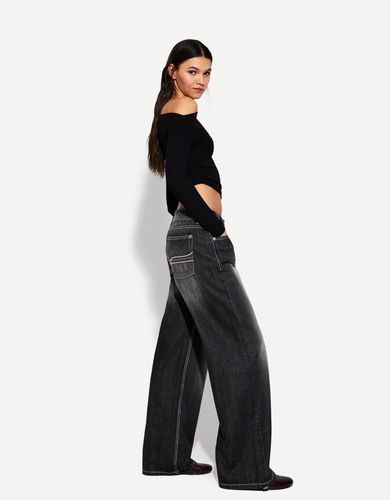 Jeans Baggy Low Waist Mujer 36 - Bershka - Modalova