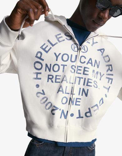 Rshka Sudadera Cremallera Print Hombre S " - Bershka - Modalova