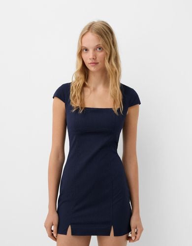 Vestido Mini Ajustado Mujer S - Bershka - Modalova