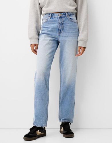 Jeans Mom High Rise Confort Mujer 38 - Bershka - Modalova