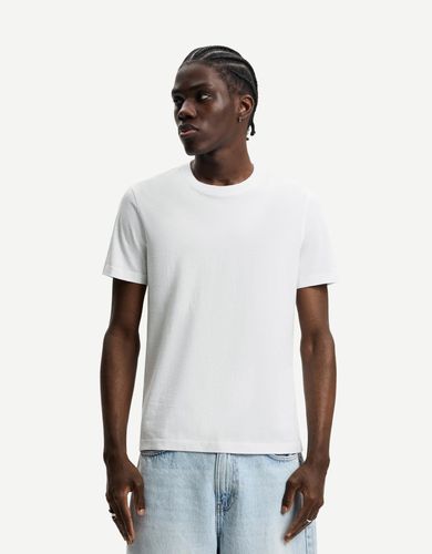 Camiseta Manga Corta Básica Hombre Xl - Bershka - Modalova