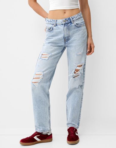 Jeans Cropped Mujer 32 - Bershka - Modalova