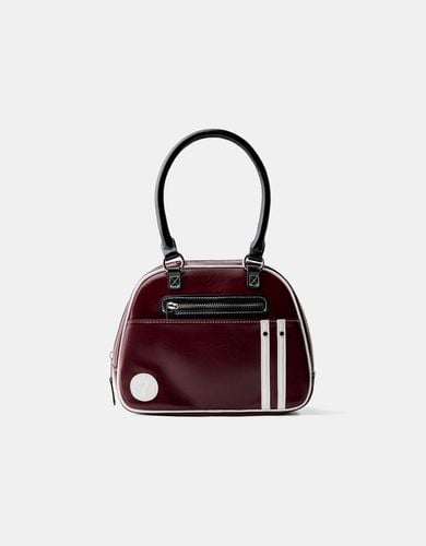 Bolso Bowling Retro Sport Mujer - Bershka - Modalova