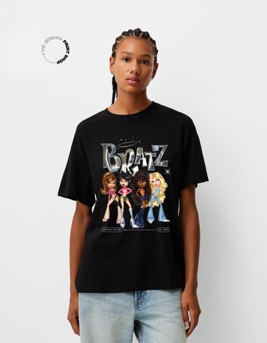 Camiseta Bratz Manga Corta Oversize Mujer S - Bershka - Modalova