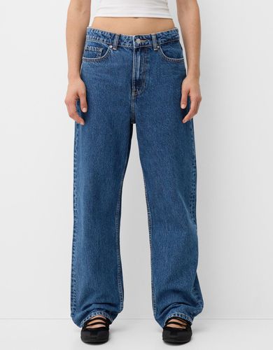 Bershka Jeans New Mom Mujer 40 Azul - Bershka - Modalova