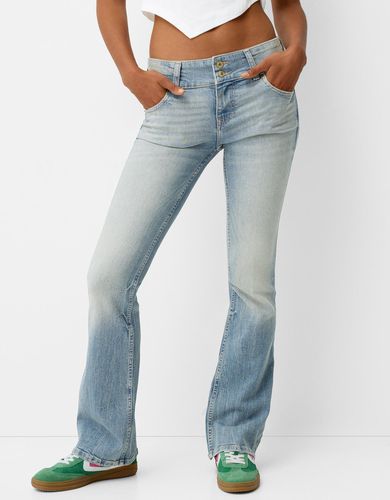 Jeans Bootcut Low Waist Mujer 32 - Bershka - Modalova