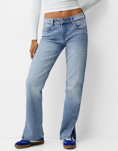 Jeans Flare Abertura Lateral Mujer 34 - Bershka - Modalova