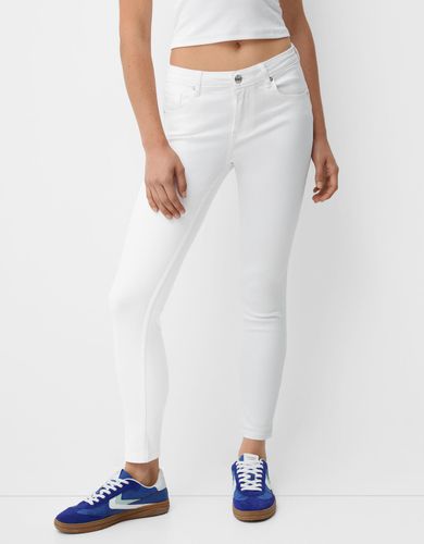 Jeans Skinny Push Up Mujer 32 - Bershka - Modalova