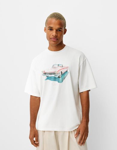 Camiseta X Paradiso Manga Corta Print Hombre L - Bershka - Modalova