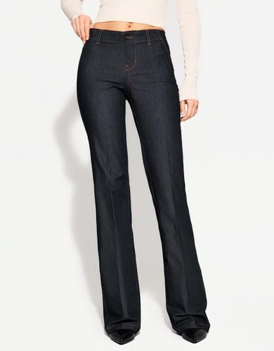 Pantalón Bootcut Low Rise Mujer 34 - Bershka - Modalova