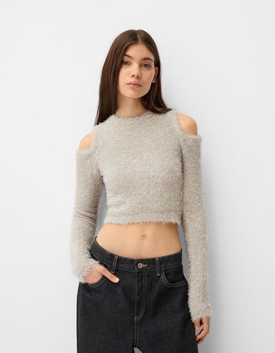 Jersey Off-Shoulder Mujer Xs - Bershka - Modalova