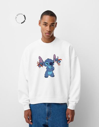 Sudadera Lilo & Stitch Felpa Hombre M - Bershka - Modalova