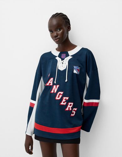 Camiseta Nhl Manga Larga Mujer Xs-S - Bershka - Modalova