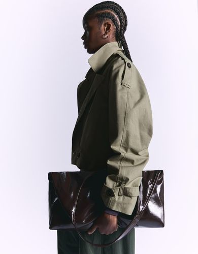 Cazadora Trench Corta Mujer L - Bershka - Modalova