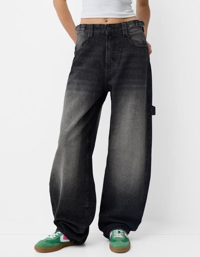 Jeans Balloon Carpenter Ajustable Mujer 32 - Bershka - Modalova