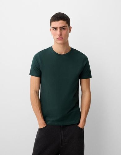 Camiseta Manga Corta Regular Hombre Xxl - Bershka - Modalova