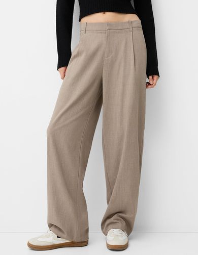 Pantalón Baggy Low Rise Mujer 34 - Bershka - Modalova