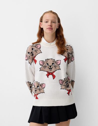 Jersey Aristogatos Print Mujer L - Bershka - Modalova