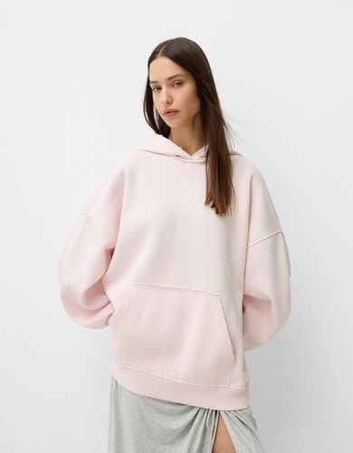 Sudadera Capucha Rotos Mujer L - Bershka - Modalova